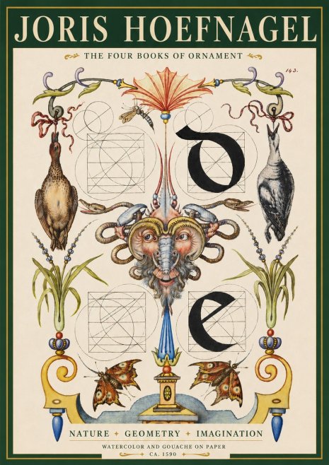 Joris Hoefnagel Ornamental Composition No3 - Poszter