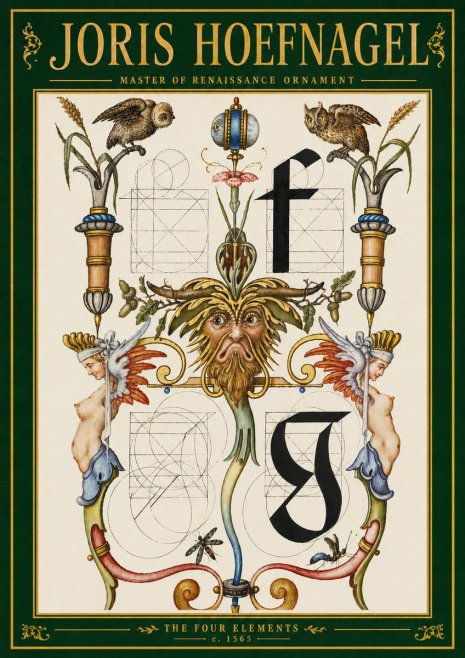 Joris Hoefnagel The Four Elements II No3 - Poszter