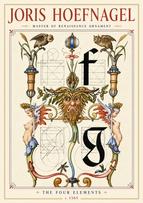 Joris Hoefnagel The Four Elements II No4 - Poszter