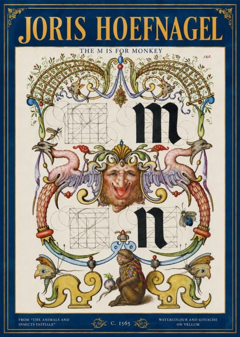 Joris Hoefnagel Grotesques and Ornaments No4 - Poszter
