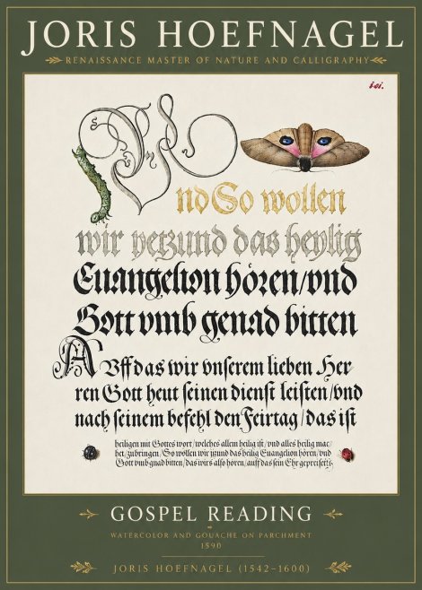 Joris Hoefnagel Gospel Reading No4 - Poszter