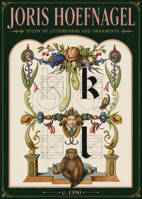 Joris Hoefnagel Study of Letterforms and Ornaments No6 - Poszter