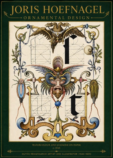 Joris Hoefnagel Ornamental Design II No3 - Poszter