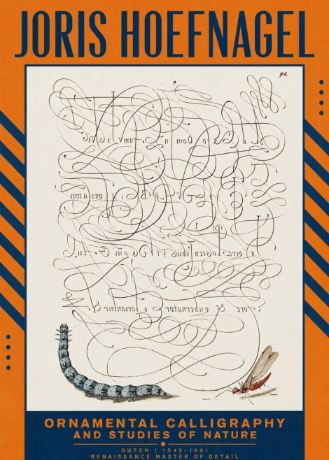 Joris Hoefnagel Ornamental Calligraphy and Studies of Nature No2 - Poszter