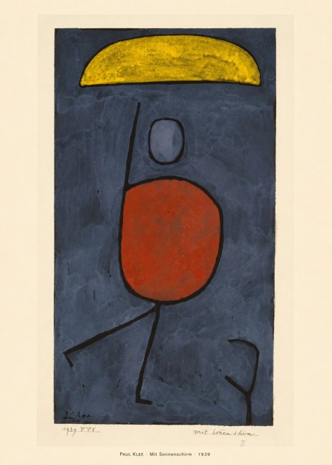 Paul Klee Mit Sonnenschirm No5 - Poszter