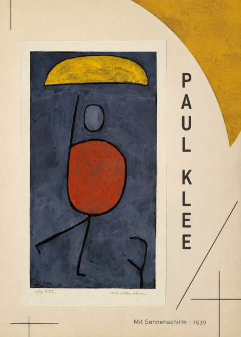 Paul Klee Mit Sonnenschirm No6 - Poszter