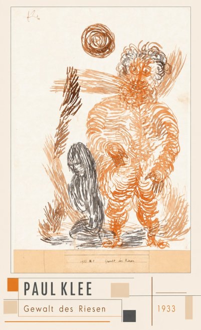 Paul Klee Gewalt Des Riesen I No3 - Poszter