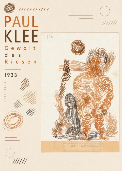 Paul Klee Gewalt Des Riesen I No6 - Poszter