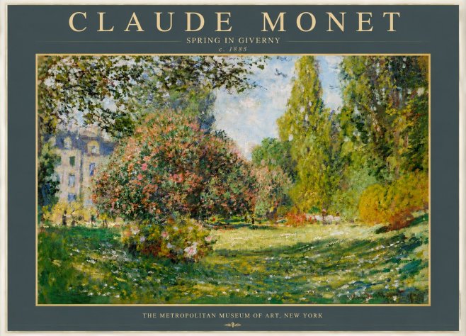 Monet Spring in Giverny No4 - Poszter