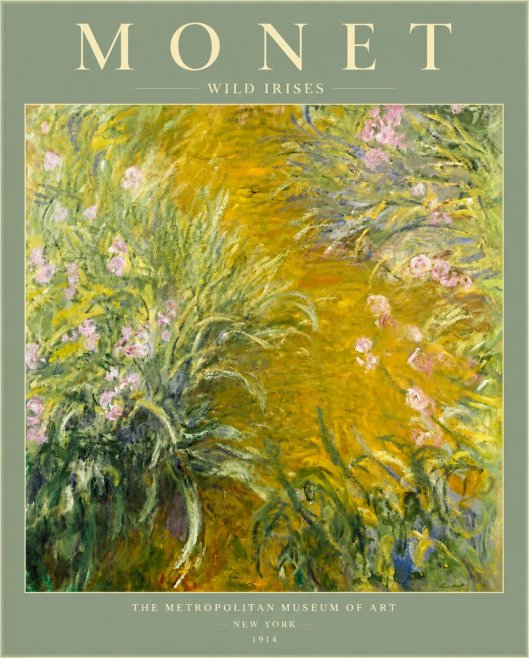 Monet Wild Irises No6 - Poszter
