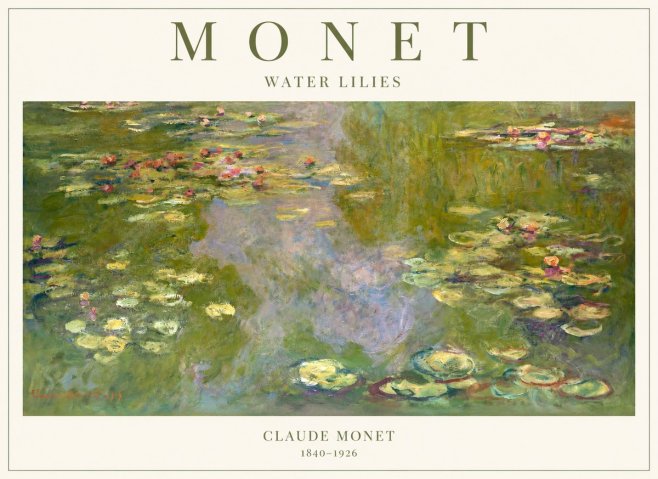 Monet Water Lilies V No1 - Poszter