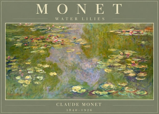 Monet Water Lilies V No2 - Poszter