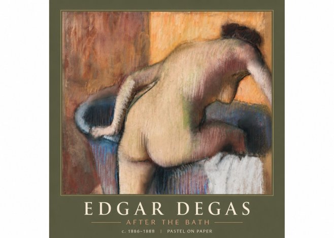 Edgar Degas After the Bath I No3 - Poszter