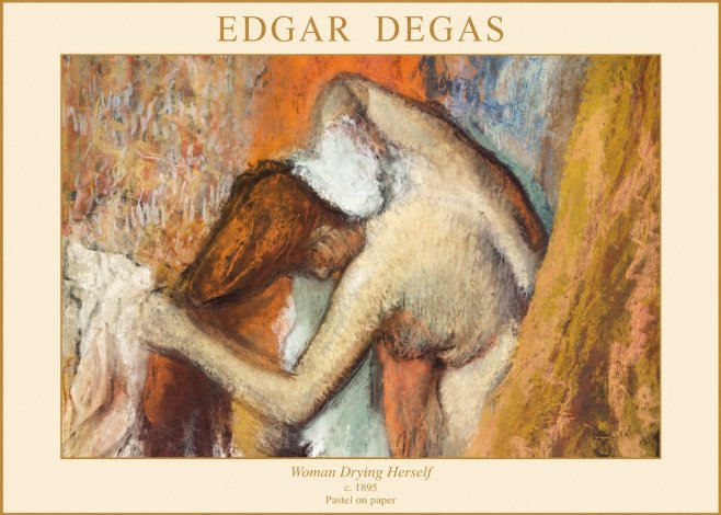 Edgar Degas Woman Drying Herself I No1 - Poszter