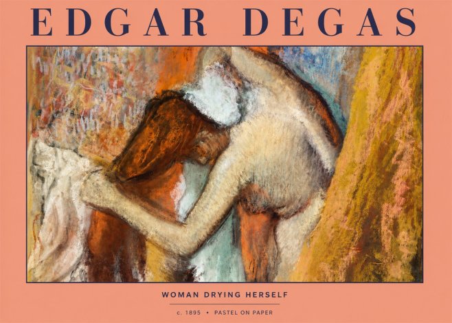 Edgar Degas Woman Drying Herself I No2 - Poszter