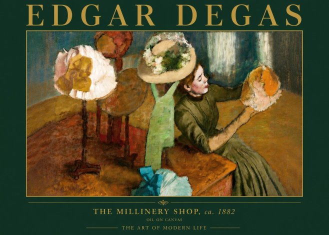 Edgar Degas The Millinery Shop, Ca. 1882 No4 - Poszter