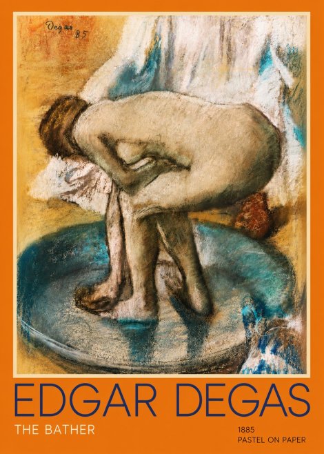 Edgar Degas The Bather No2 - Poszter