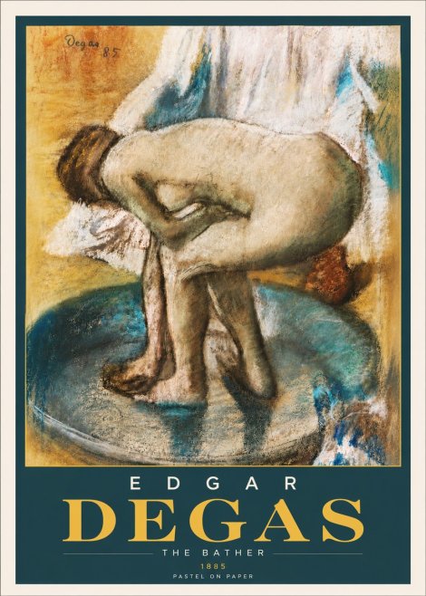 Edgar Degas The Bather No6 - Poszter