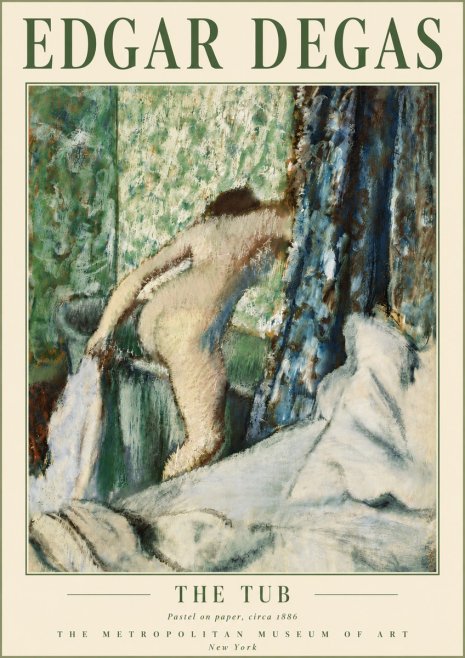 Edgar Degas The Tub No5 - Poszter