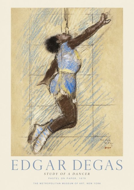 Edgar Degas Study of a Dancer No1 - Poszter