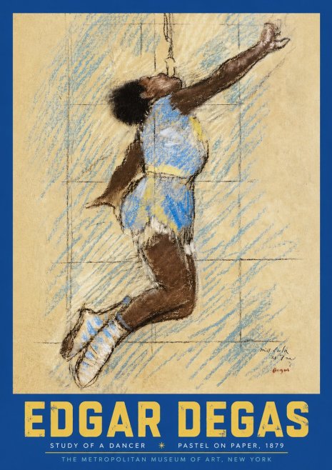 Edgar Degas Study of a Dancer No3 - Poszter