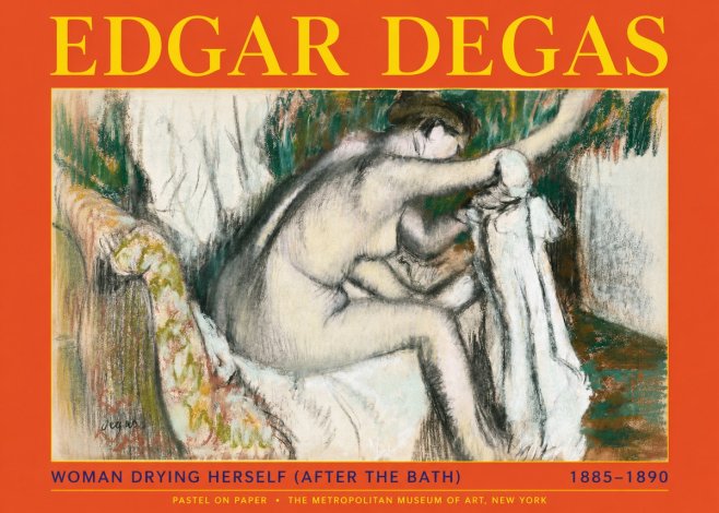 Edgar Degas Woman Drying Herself (After the Bath) No2 - Poszter