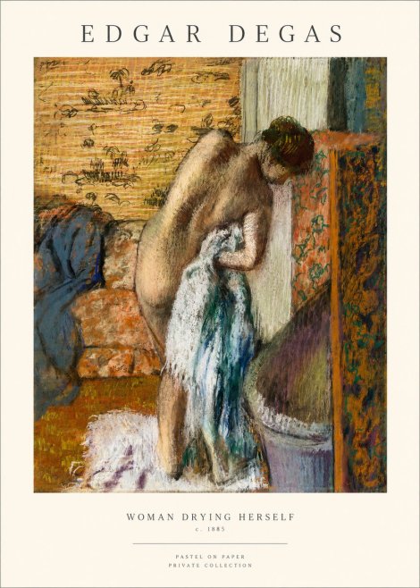 Edgar Degas Woman Drying Herself II No1 - Poszter
