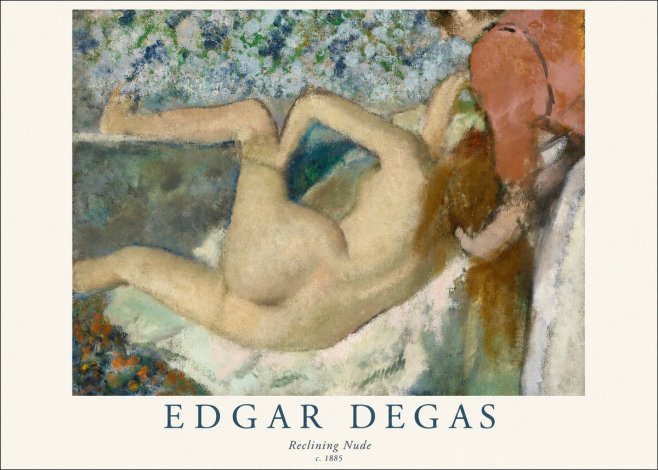 Edgar Degas Reclining Nude No1 - Poszter