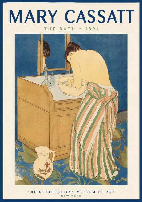 Mary Cassatt The Bath No4 - Poszter
