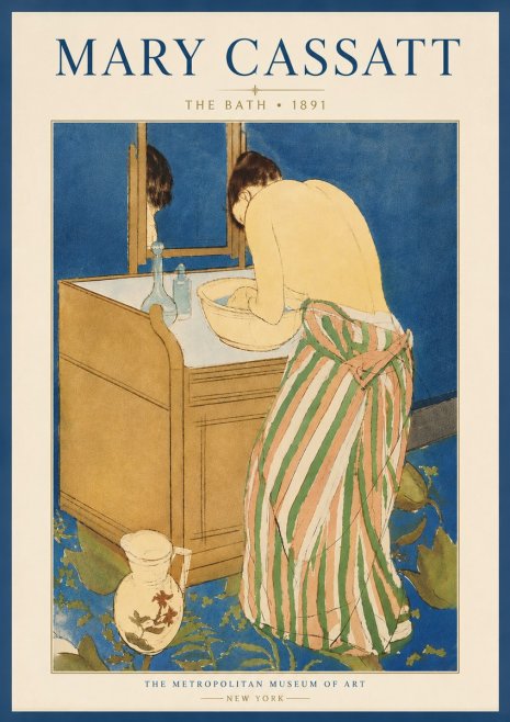 Mary Cassatt The Bath No6 - Poszter