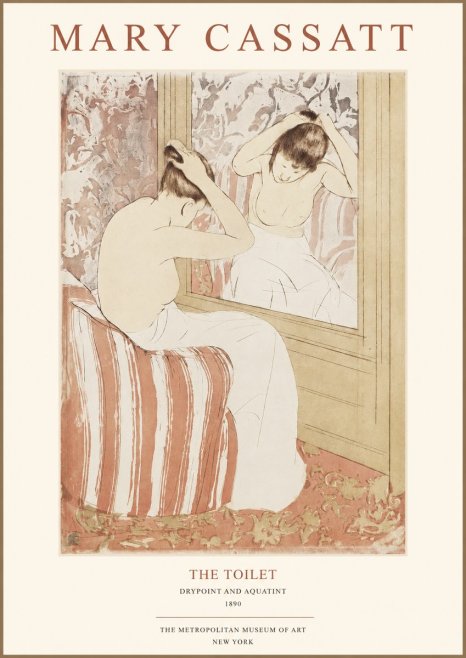 Mary Cassatt The Toilet No1 - Poszter