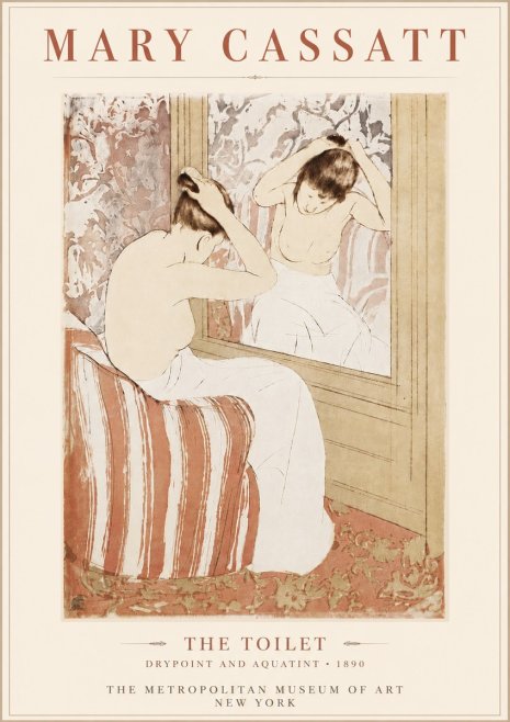 Mary Cassatt The Toilet No6 - Poszter