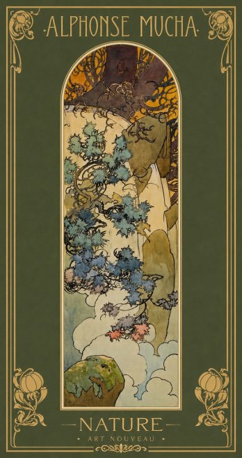 Mucha Nature No2 - Poszter