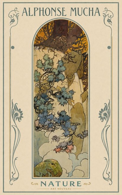 Mucha Nature No3 - Poszter