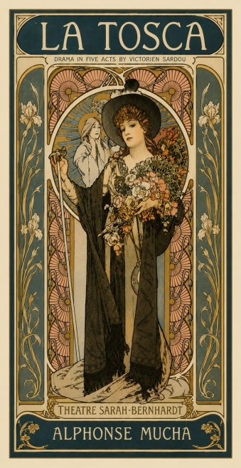 Mucha La Tosca No4 - Poszter