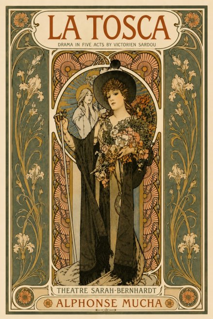 Mucha La Tosca No6 - Poszter