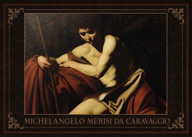 Michelangelo Merisi da Caravaggio Saint John the Baptist I No1 - Poszter