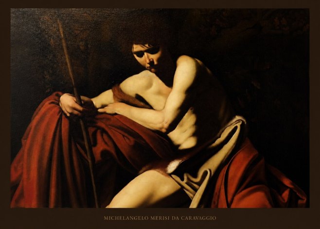 Michelangelo Merisi da Caravaggio Saint John the Baptist I No5 - Poszter