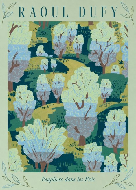 Raoul Dufy Peupliers Dans Les Prés No3 - Poszter