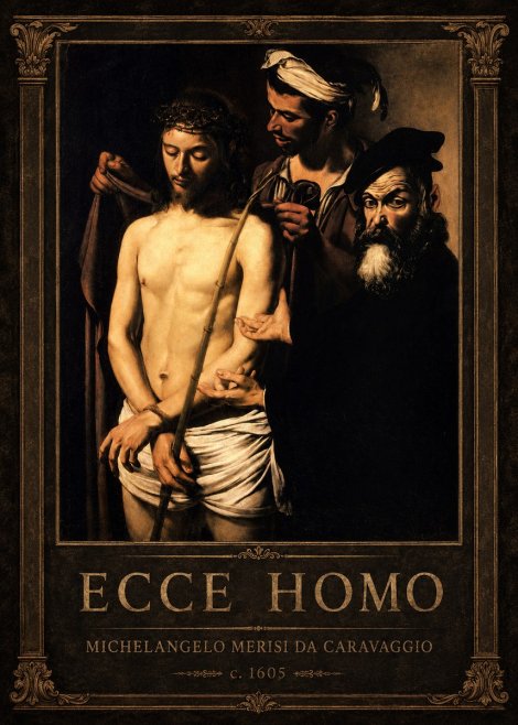 Michelangelo Merisi da Caravaggio Ecce Homo No1 - Poszter