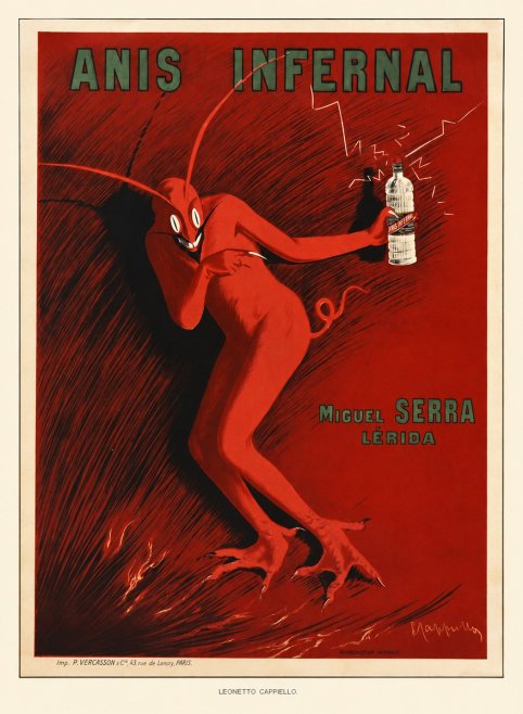 Leonetto Cappiello Anis Infernal I No5 - Poszter