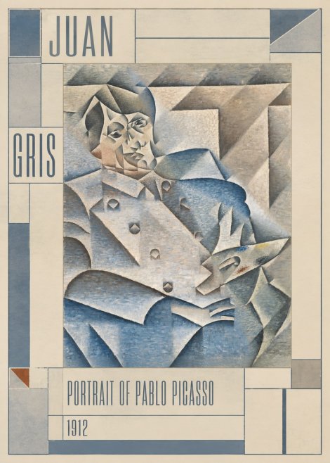 Juan Gris Portrait of Pablo Picasso No3 - Poszter