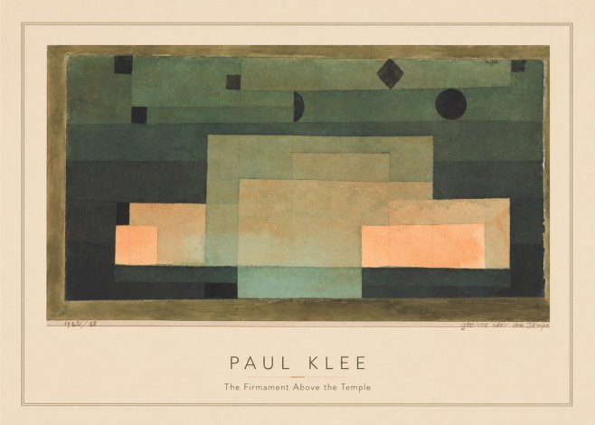 Paul Klee The Firmament Above the Temple No3 - Poszter