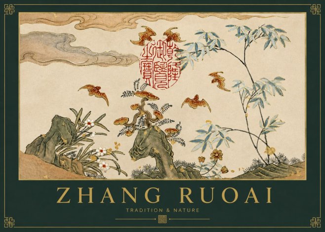 Zhang Ruoai Tradition & Nature No2 - Poszter