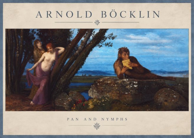 Arnold Böcklin Pan and Nymphs No4 - Poszter