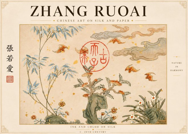 Zhang Ruoai Nature in Harmony No4 - Poszter