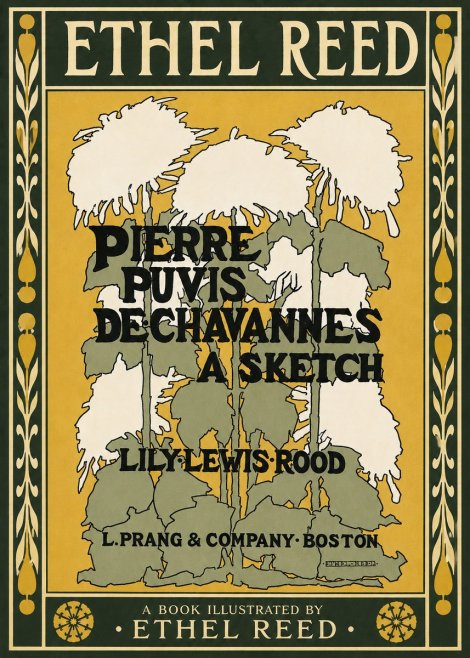 Ethel Reed Pierre Puvis De Chavannes a Sketch No3 - Poszter