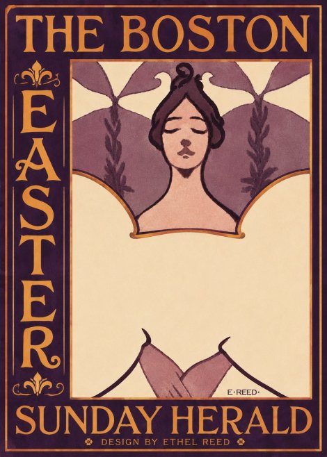 Ethel Reed The Boston Easter Sunday Herald No5 - Poszter