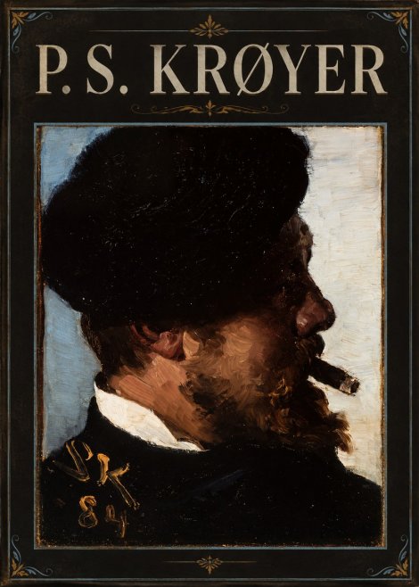 P.S. Krøyer Self-portrait with Cigar I No4 - Poszter