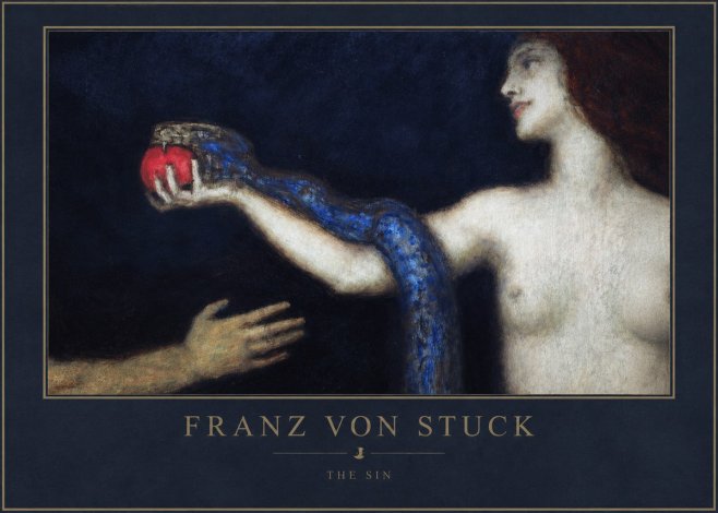 Franz von Stuck The Sin I No1 - Poszter